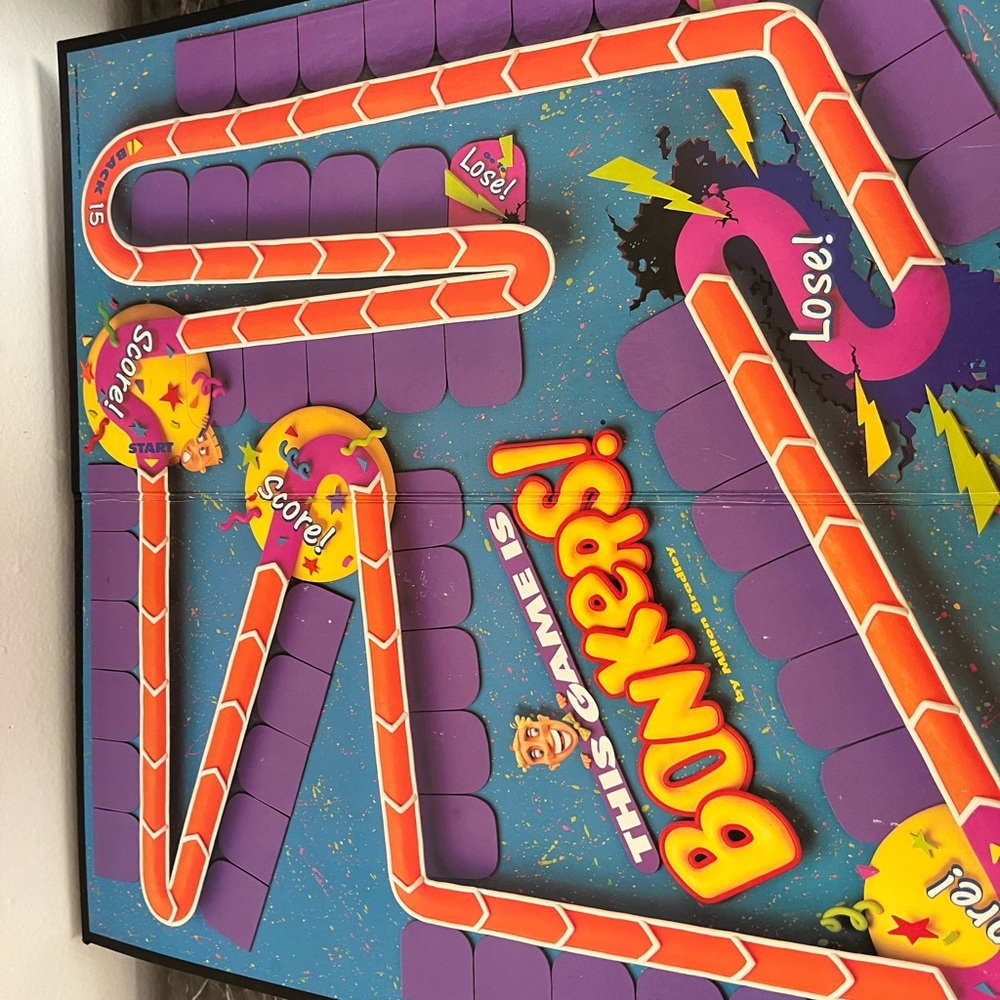 Vintage Milton Bradley Bonkers! Board Game Complete, Dice & Cards